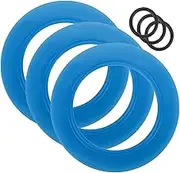 NUOBESTY 3pcs Seals Replacement Kit Seal Gaskets for Leak Prevention Compatible with Various Models Easy Installation for Bathroom Applications