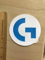 3 1/2” Logitech Computer gaming Sticker Vinyl Decal Laptop Window