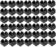 200 PCS Black Paper Chocolate Tray, Candy Holder, Truffle Wrapper - Mini Baking Cups for Chocolates, Candies, and Truffles - Food Safe, Decorative, and Eco-Friendly