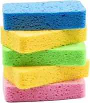 Large Cellulose Sponges Kitchen Sponges for Dish, Thick Heavy Duty Scrub
