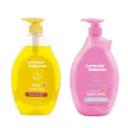 Pack of 2- Lovercare Baby Bath wash & baby Shampoo