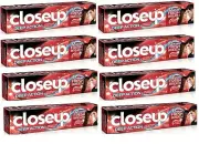 8 x 150g (1.2kg) Close Up Toothpaste Deep Action Clean-12 Hours Fresh Breathe