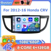 For 2012-16 Honda CRV Android 14 Car Stereo Radio GPS Navi Apple CarPlay 6+128GB