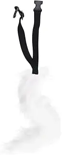 GLSTOY Faux Fox Fur Tail Halloween Costume Halloween Faux Costume Mask Leopard Fake Fur Tail Ornament for Dance Party Decorations Furry Costume Animal Tail Artificial Fur