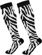 [OTVEE] Compression Socks Women Men 2 Pairs Long Socks for Gym Running Hiking Sport