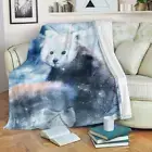 Red Panda Bear Blanket Throw Fleece Cozy Couch Sofa Plush Adult Kid Bedding Gift