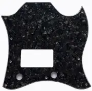 Custom For Gibson SG Standard Single Humbucker Guitar Pickguard,4 Ply Black Pear