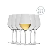 Bormioli Rocco Inalto Tre Sensi Medium Wine Glasses Set - 430ml - Pack of 6