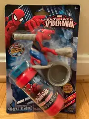 Marvel Ultimate Spiderman Dip N Blow Bubble w/ Spiderman Bubble Wand & Bubbles