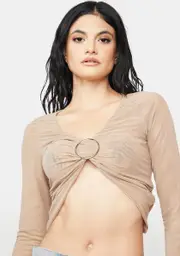 I Like That Mesh Crop Top