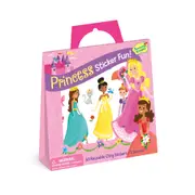 Peaceable Kingdom Kids/Children Reusable Cling Sticker Princess Scene w/ Tote 3+
