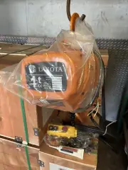NEW Coffing Harrington 1 Ton, 3 Phase Electric Chain hoist 16 Feet Of Chain