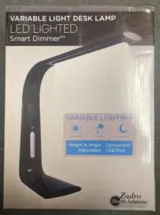 LED lighted smart dimmer desk lamp