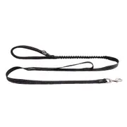 Rogz Classic Bungee Dog Lead - Medium / Black