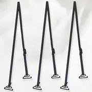 CABODYALS 3 Pairs Black Adjustable Bra Straps Replacement 50mm Width Elastic Convertible Strips Removable Underwear Non Slip Holder Strap for Women Daily Wear Bra Slipping Prevention Accessories