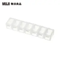 在飛比找momo購物網優惠-【MUJI 無印良品】聚丙烯連結式藥盒/7連結