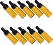 10Pcs Refillable Dropper Bottles for Essential Oils Practical Travel Storage Glass Containers for Perfumes and Liquid Dispensing