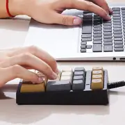 Mechanical Keyboard Blue Switch Laptop External Small RGB Back Light USB Mini