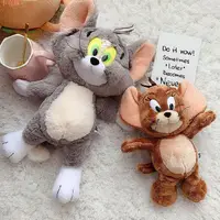 在飛比找樂天市場購物網優惠-貓和老鼠玩偶湯姆貓杰瑞毛絨玩具公仔玩偶丑萌娃娃可愛呆萌禮物女
