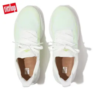 【FitFlop】VITAMIN FFX MENS GLOW-IN-THE-DARK SPORTS SNEAKERS運動風螢光繫帶休閒鞋-男(都會白)