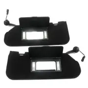Sun Visors Sun Shades Vanity Mirror Pair W/LED Light Compatible with 2005-201...