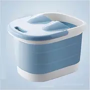 Foot Soaking Bath Basin - Pedicure Foot Soak- Extra Large Foot Soaking Tub- Home Foot Spa, Callus, Fungus, Dead Skin Remover, Blue (Color : Blue)