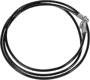 [COOPHYA] Cord Necklaces with Clasp Cord for Jewelry Making Supplies Wrist Necklace Cord Necklace Making Cord Braided Bracelets Men's Necklaces Black Cord Necklace Wax Cord Metal