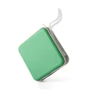 Hard Plastic CD/DVD Binder, Portable Storage wallet 30-capacity, Green