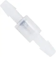 Compact PP Check Valve with Viton Fluorine Rubber Sealing Ring, Easy Installation, Suitable for Water Pumps (1/4'')