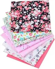 [Generic] Butt Scarf Bundle Squares 8PC Patchwork Quilting Patchwork Sewing Fabric DIY Scarf Thin Winter Scarf