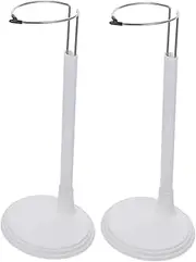 QUMIIRITY 2pcs Portable Doll Stand Sturdy Display Holder for Dolls Reusable Support Rack for Stuffed Base for Stable Storage and Showcasing Rooms