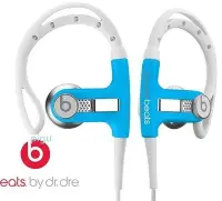 在飛比找Yahoo!奇摩拍賣優惠-平廣 Beats PowerBeats 藍色 耳機 真.正品