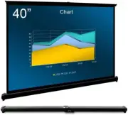 Cocar 40" Portable Projection Screen for Mini/Professional LED/LCD/DLP Projector