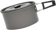 JOINPAYA 1 Set Portable Camping Cooking Pot Foldable Tableware for Outdoor Activities Lightweight and Non Stick Design for Hiking Backpacking and Picnics