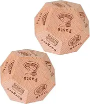 FELTECHELECTR 2pcs Meal Decision Fun Food Decider for Valentine Day Present for Gatherings Game