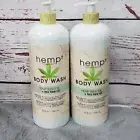 2x My Beauty Spot Hemp Seed & Tea Tree Oils Body Wash with Vitamins D & E