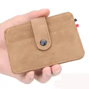 Slim Minimalist Leather Wallets Front Pocket Credit Card Holder for Men & Women