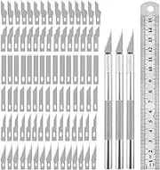 90PCS Knife Blades Precision Craft Knife Set, for DIY Artwork, Cutting, Models, Scrapbook