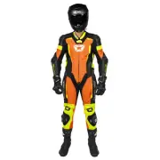 Cortech Sector Pro Air 1 Piece Leather Suit SML Hi-Viz/Orange 8870-0183-04