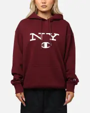 [CHAMPION] Champion Rochester Graphic Hoodie Red - Size 2XL 2XL Red