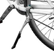 BV Bicycle Side Kickstand, Bike Alloy Adjustable Height Rear Kick Stand, for Bike 24" -28"
