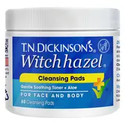 TN Dickinsons Witch Hazel 60 Face Wipes