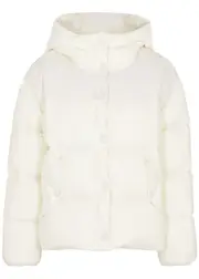 Moncler Jaseur Panelled Quilted Shell Jacket - Off White - 1 (UK 10 / S) 1 (UK 10 / S)