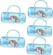 [OATIPHO] Case for Kid Shell Case Hard Shell Eyeglass Case Eyeglass Case Makeup Storage Case Portable Sunglasses Pouch Metal