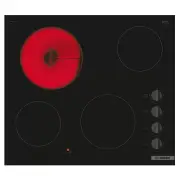 Bosch Series 2, 4 Zone Electric Cooktop 60cm Black. PKE611CA2A