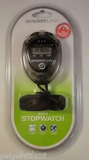 Sportline Digital Stopwatch Black Item# TG2832AS