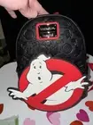 Loungefly Ghostbusters Logo Glow In The Dark Mini Backpack And Wallet Set NWT!!