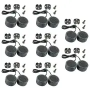 12 PAIRS | Audiobank AB-204TW 3600 Watts Car Audio Piezo Super Dome Tweeter