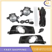 For 2010-2012-2014-2016 Cadillac SRX Pair of Fog Light w/Black Cover&Switch kits