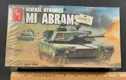 1988 AMT ERTL GENERAL DYNAMICS MI ABRAMS 1/72 TANK MODEL KIT NEW SEALED 7521
